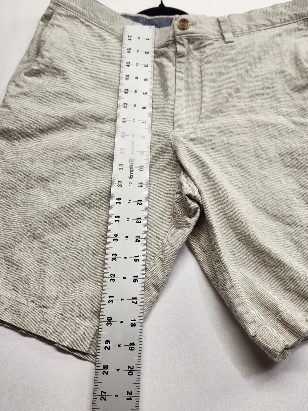 ⭐️Banana Republic Linen Blend Chino Shorts Striped 34 Classic Summer Beach